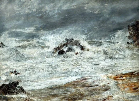 William Joseph J. C. Bond, On a Lee Shore in a Gale