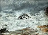 William Joseph J. C. Bond, On a Lee Shore in a Gale