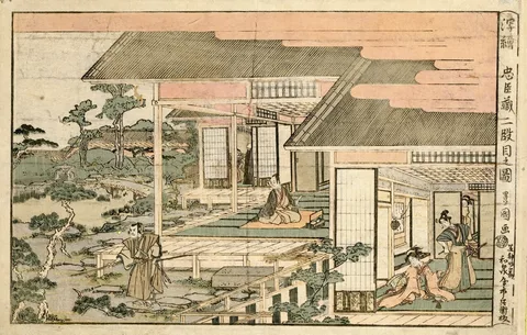 Toyokuni, Scene #2 from The Lives of the Loyal Retainers (Chushingura)