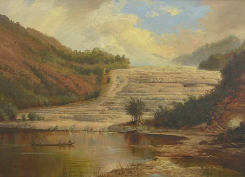 Charles Blomfield, Pink Terrace, Rotomahana