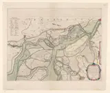 Willem Janszoon Blaeu, Tabvla Castelli ad Sandflitam, qua simul inundati agri, alluviones, foßæ, alvei, quae Bergas ad Zomam et Antverpiam interjacent, annotantur
