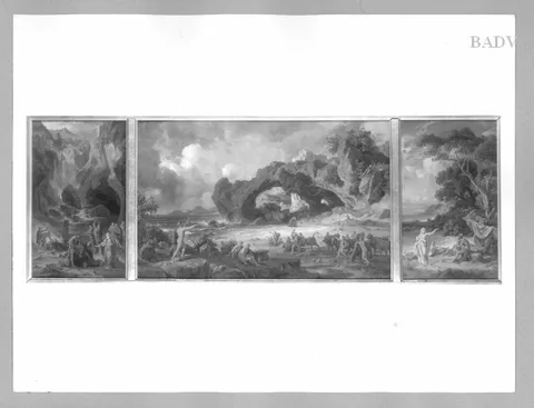 Friedrich Preller d. Ä., 3 scenes from Odyssee