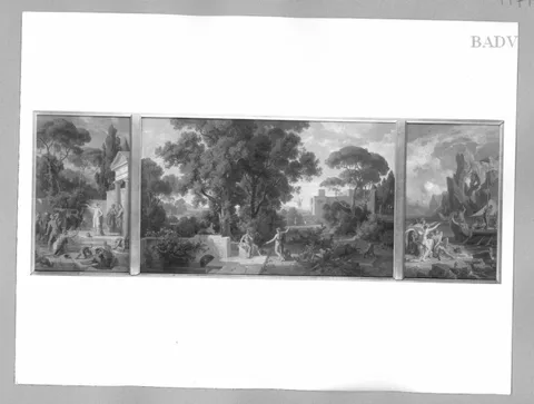 Friedrich Preller d. Ä., 3 scenes from Odyssee