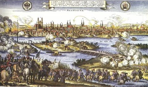 Matthäus Merian the Elder, Sack of Magdeburg (painting)