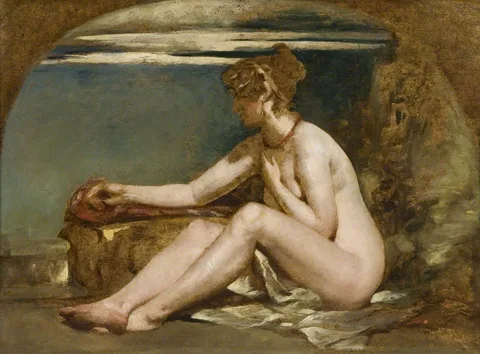 William Etty, Seated Nude