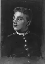 Albert von Keller, Son of the artist in uniform