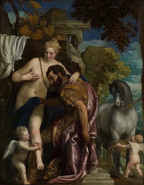 Paolo Veronese, Mars and Venus United by Love