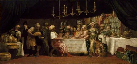 Paolo Veronese, Judith feasted by Holofernes