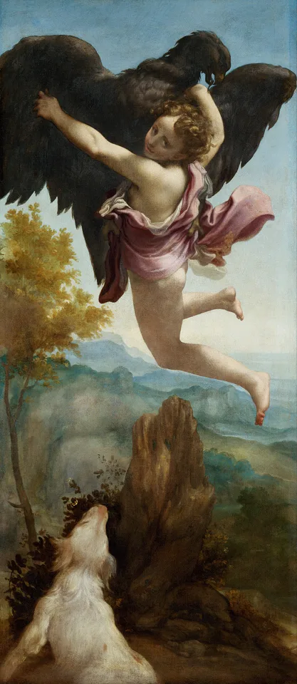 Antonio da Correggio, Ganymede Abducted by the Eagle