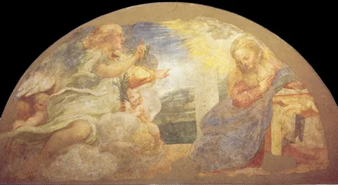 Antonio da Correggio, Annunciation