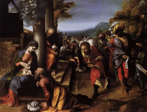 Antonio da Correggio, Adoration of the Magi