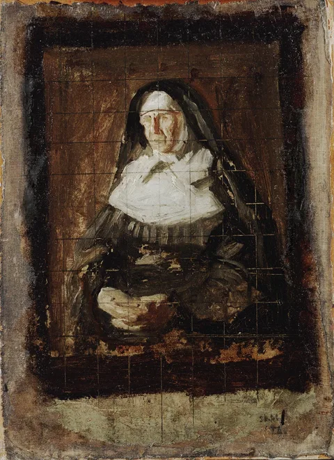 Thomas Eakins, Sketch for Portrait of Mother Patricia Waldron