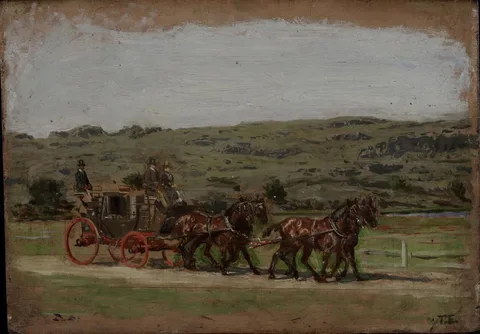 Thomas Eakins, Sketch for The Fairman Rogers Four-in-Hand