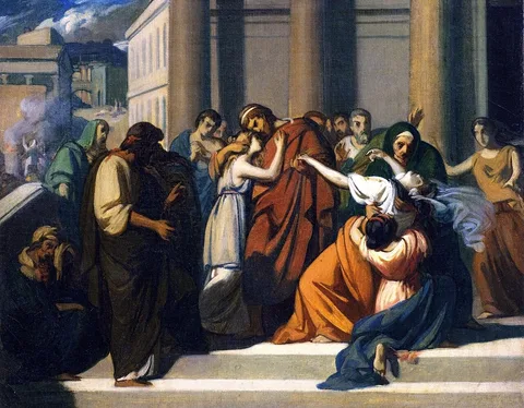 Alexandre Cabanel, Oedipus Separating from Jocasta