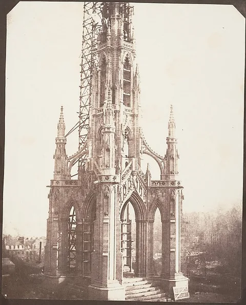 William Henry Fox Talbot, Scott Monument before Completion, Edinburgh