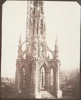 William Henry Fox Talbot, Scott Monument before Completion, Edinburgh