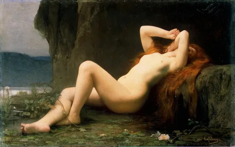 Jules Lefebvre, Mary Magdalene in a Grotto