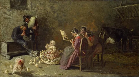 Giovanni Segantini, Bagpipers of Brianza