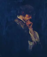 Mihály Munkácsy, Male Study for “The Condemned Cell”