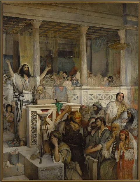Maurycy Gottlieb, Christ preaching at Capernaum