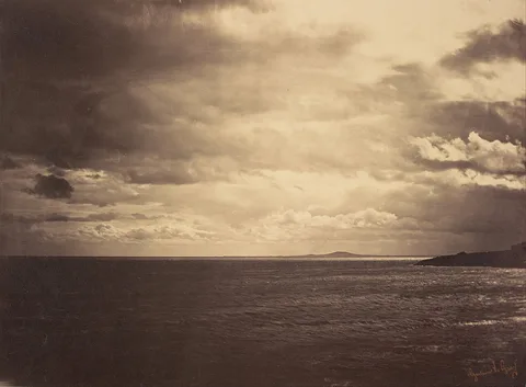 Gustave Le Gray, Cloudy Sky - Mediterranean Sea