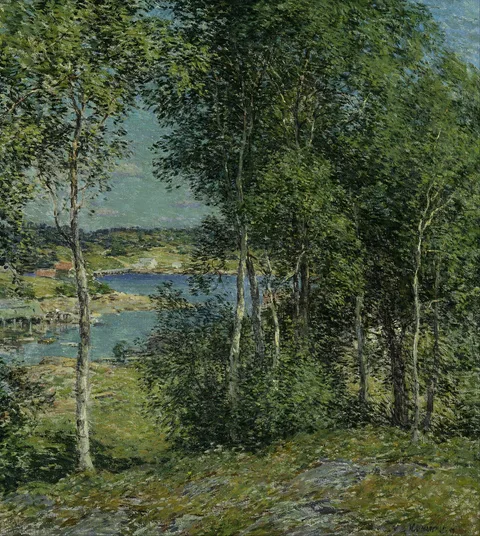 Willard Metcalf, A Family of Birches
