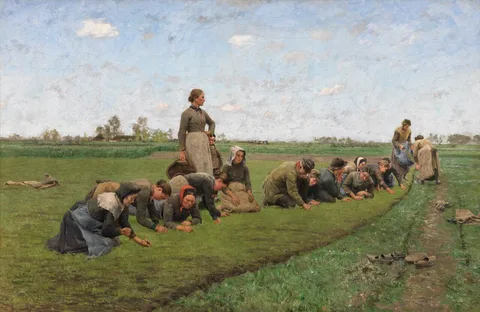 Emile Claus, Flaxweeding in Flanders