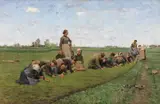 Emile Claus, Flaxweeding in Flanders
