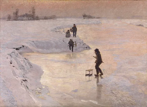 Emile Claus, Skaters