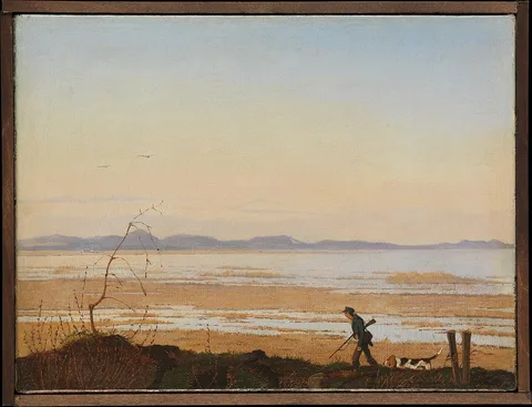 Johan Lundbye, An Evening beside Lake Arresø