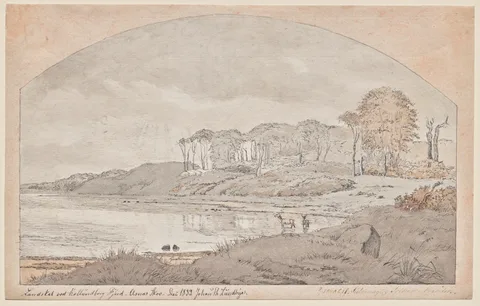 Johan Lundbye, Asnæs Skov, Bay at Kalundborg Fjord