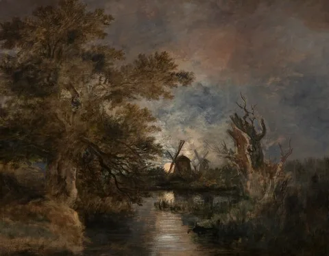 John Crome, Moonlight on the Yare