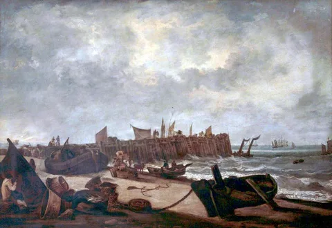 John Crome, Old Jetty, Yarmouth