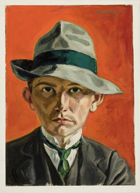 Oskar Kallis, Self portrait
