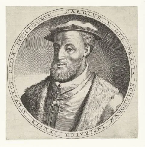 Frans Hogenberg, Portret van keizer Karel V