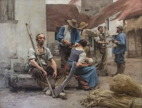 Léon Augustin Lhermitte, Paying the harvesters