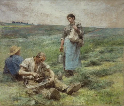 Léon Augustin Lhermitte, 1=''Old Harvester's Meal