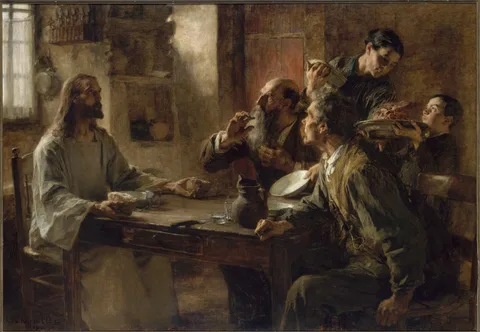 Léon Augustin Lhermitte, Friend of the Humble (Supper at Emmaus)