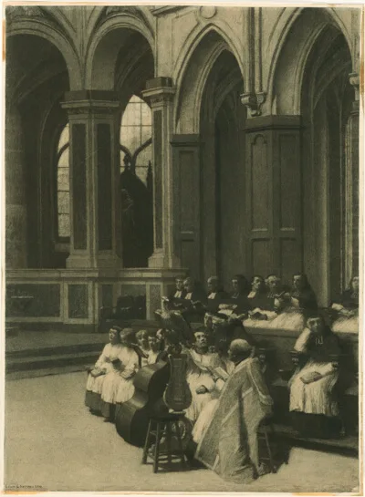 Léon Augustin Lhermitte, The Lectern