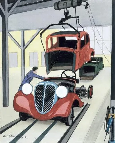 Carl Grossberg, Car Factory