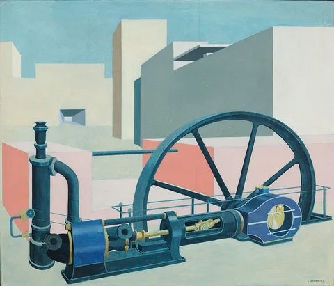 Carl Grossberg, Composition with Turbine