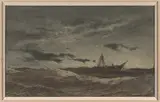 Anton Melbye, Fishing Boat at Sea