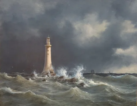 Anton Melbye, Eddystone Lighthouse