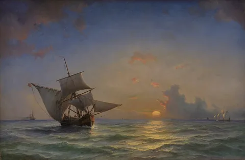 Anton Melbye, A Seascape