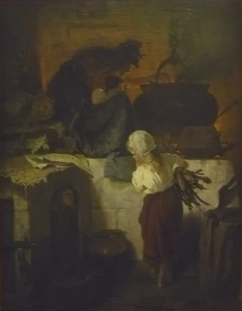 Hermann Kaulbach, Hansel and Gretel in the witch's house