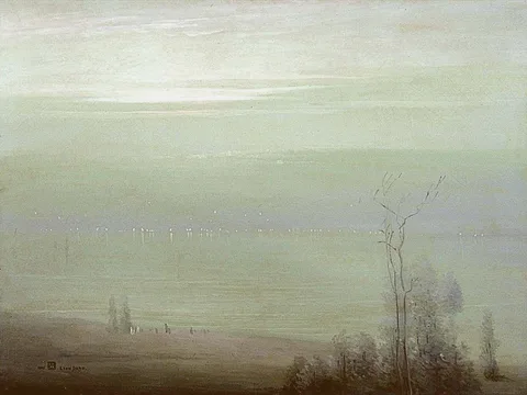 Leon Dabo, Evening on the Hudson