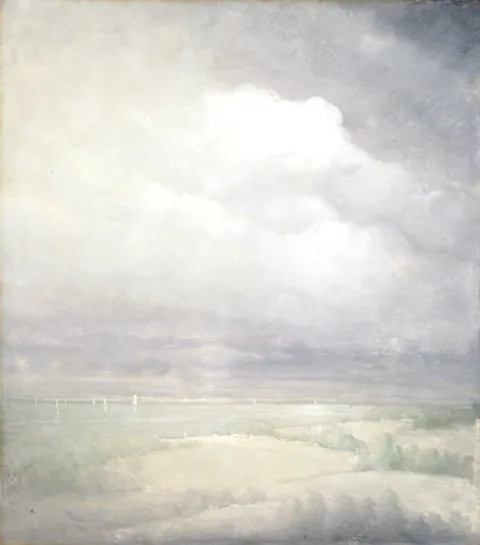 Leon Dabo, Silver Light, Hudson River