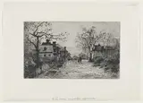 Adolphe Appian, Village Street in Artemare (Ain)