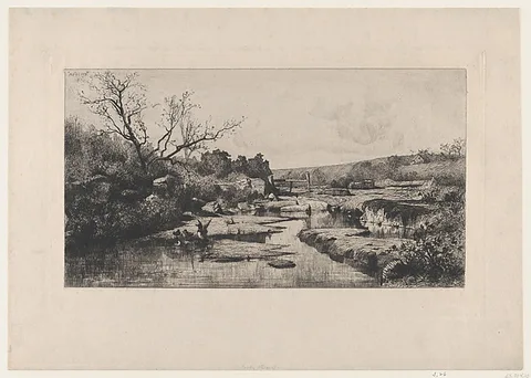 Adolphe Appian, The Springs of the Albarine (Ain)