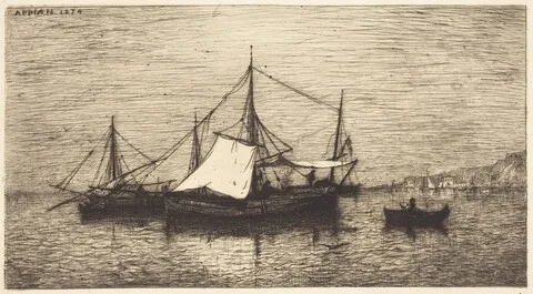Adolphe Appian, Coasting Trade Vessels, Italy